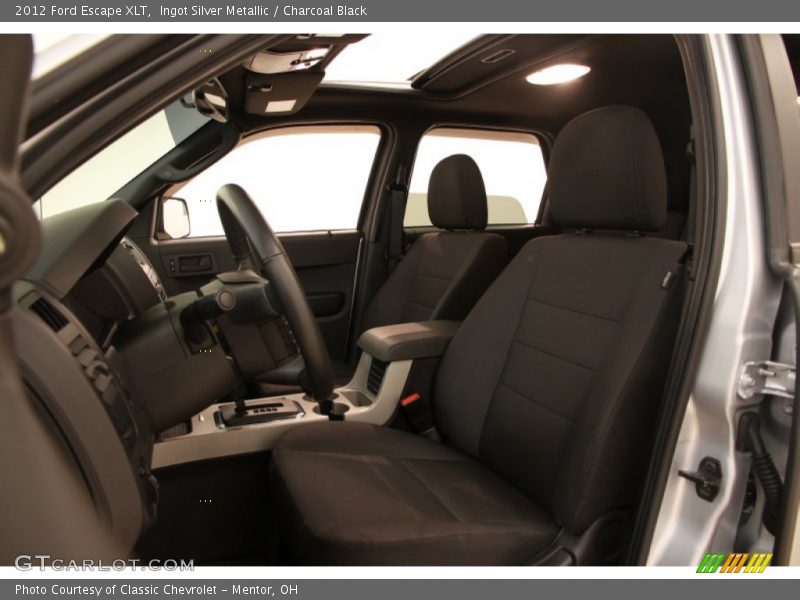 Ingot Silver Metallic / Charcoal Black 2012 Ford Escape XLT
