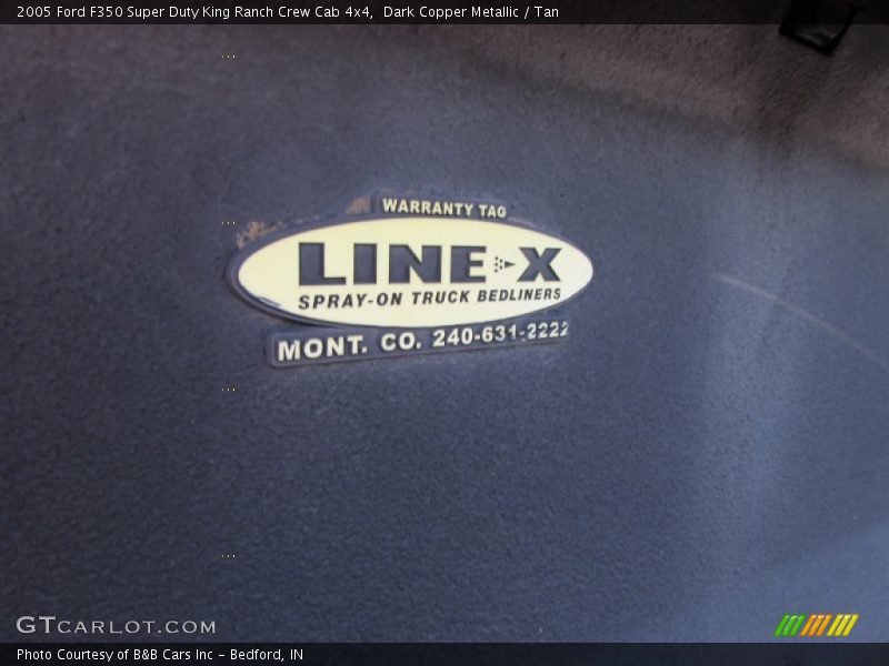 Dark Copper Metallic / Tan 2005 Ford F350 Super Duty King Ranch Crew Cab 4x4