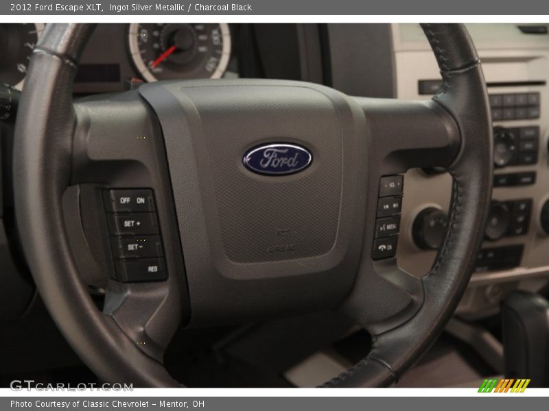 Ingot Silver Metallic / Charcoal Black 2012 Ford Escape XLT