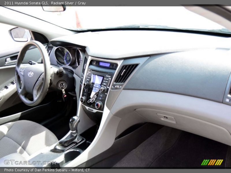 Radiant Silver / Gray 2011 Hyundai Sonata GLS