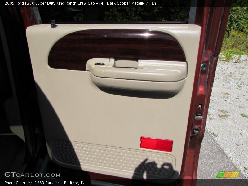 Dark Copper Metallic / Tan 2005 Ford F350 Super Duty King Ranch Crew Cab 4x4