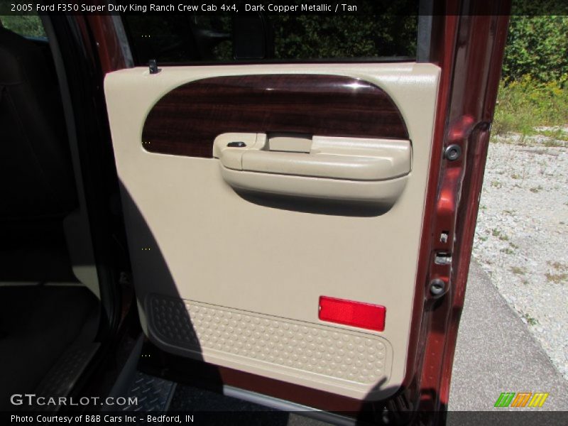 Dark Copper Metallic / Tan 2005 Ford F350 Super Duty King Ranch Crew Cab 4x4