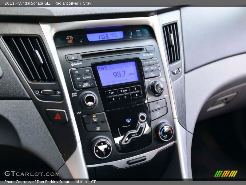 Radiant Silver / Gray 2011 Hyundai Sonata GLS