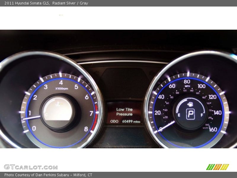 Radiant Silver / Gray 2011 Hyundai Sonata GLS