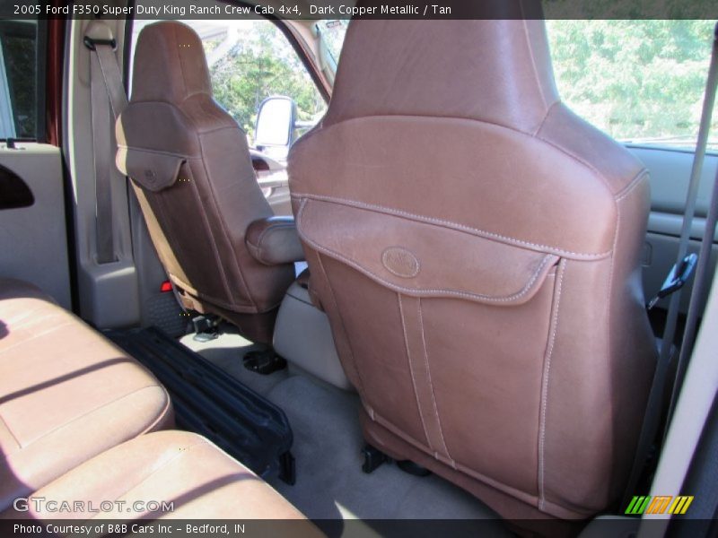 Dark Copper Metallic / Tan 2005 Ford F350 Super Duty King Ranch Crew Cab 4x4