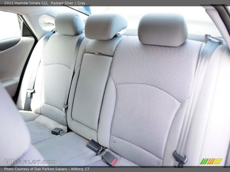 Radiant Silver / Gray 2011 Hyundai Sonata GLS
