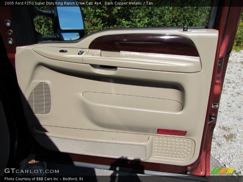 Dark Copper Metallic / Tan 2005 Ford F350 Super Duty King Ranch Crew Cab 4x4