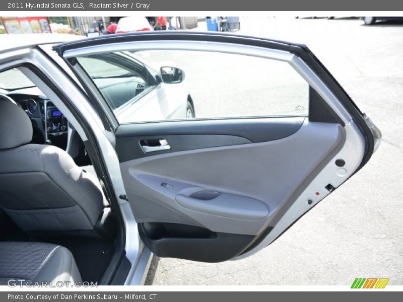 Radiant Silver / Gray 2011 Hyundai Sonata GLS