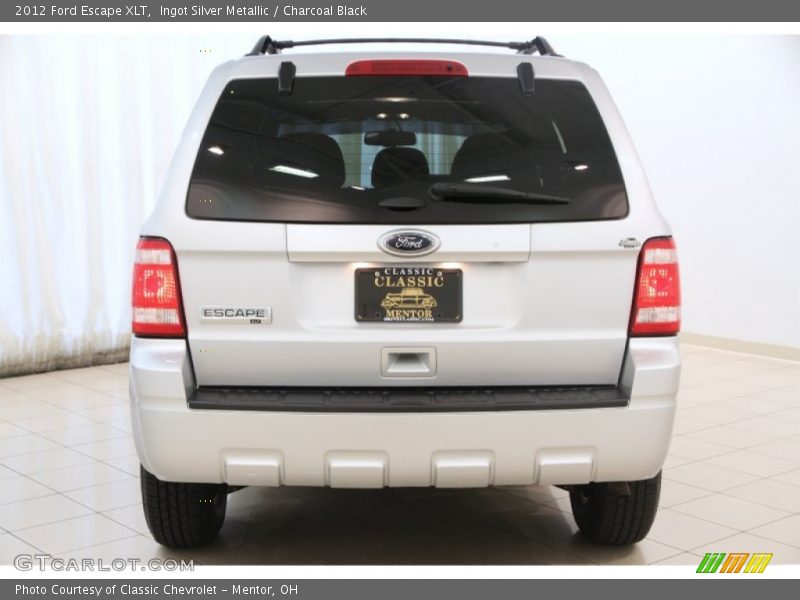 Ingot Silver Metallic / Charcoal Black 2012 Ford Escape XLT