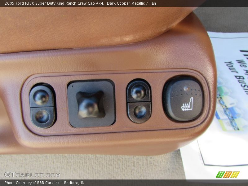 Dark Copper Metallic / Tan 2005 Ford F350 Super Duty King Ranch Crew Cab 4x4