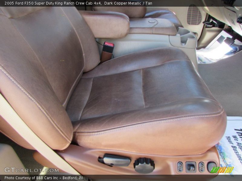 Dark Copper Metallic / Tan 2005 Ford F350 Super Duty King Ranch Crew Cab 4x4
