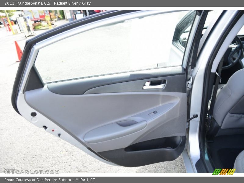 Radiant Silver / Gray 2011 Hyundai Sonata GLS