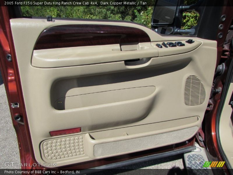 Dark Copper Metallic / Tan 2005 Ford F350 Super Duty King Ranch Crew Cab 4x4