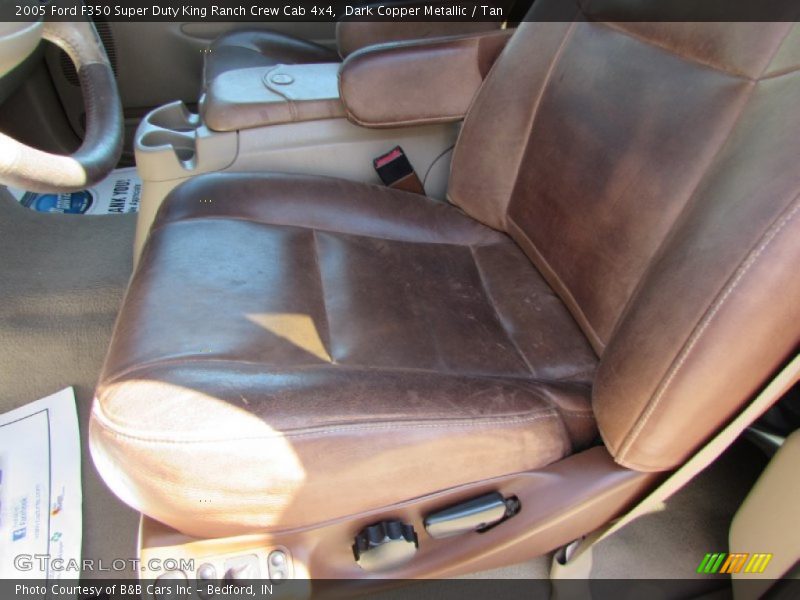 Dark Copper Metallic / Tan 2005 Ford F350 Super Duty King Ranch Crew Cab 4x4