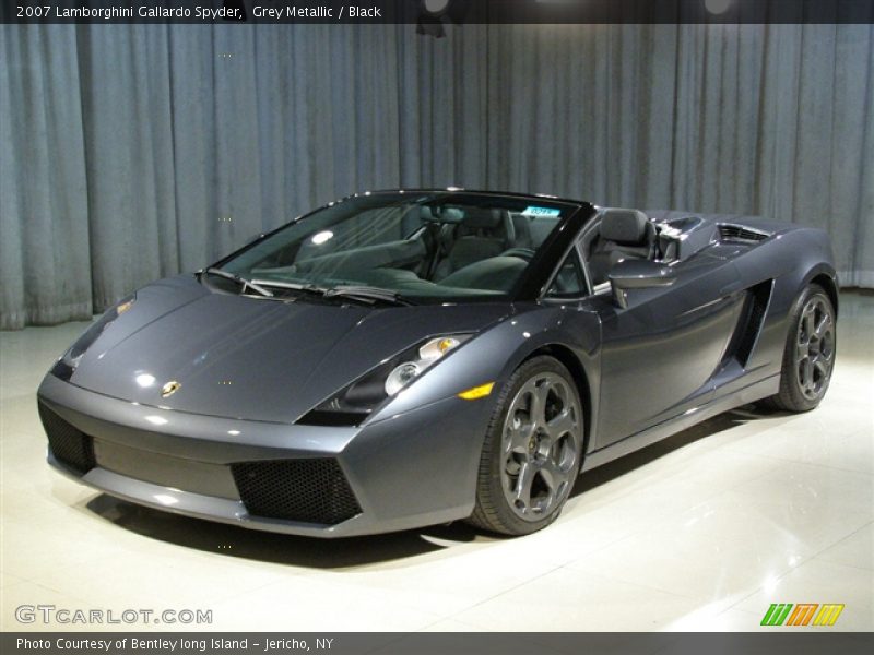 2007 Lamborghini Gallardo Spyder, Grey Metallic (Grigio Proteus) / Black Leather Interior - 2007 Lamborghini Gallardo Spyder