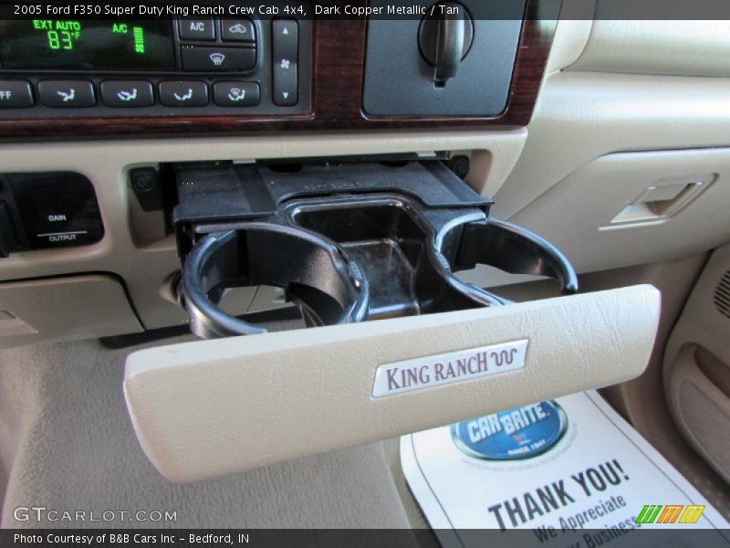 Dark Copper Metallic / Tan 2005 Ford F350 Super Duty King Ranch Crew Cab 4x4