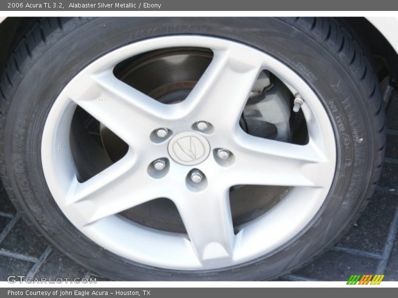 Alabaster Silver Metallic / Ebony 2006 Acura TL 3.2