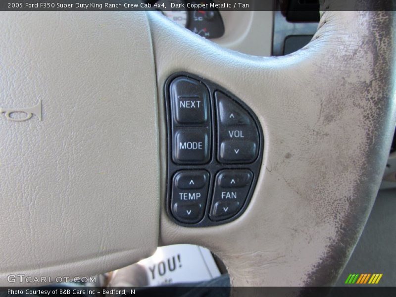 Dark Copper Metallic / Tan 2005 Ford F350 Super Duty King Ranch Crew Cab 4x4