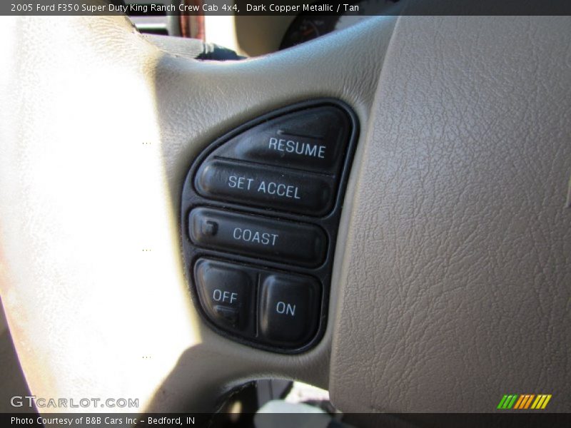 Dark Copper Metallic / Tan 2005 Ford F350 Super Duty King Ranch Crew Cab 4x4
