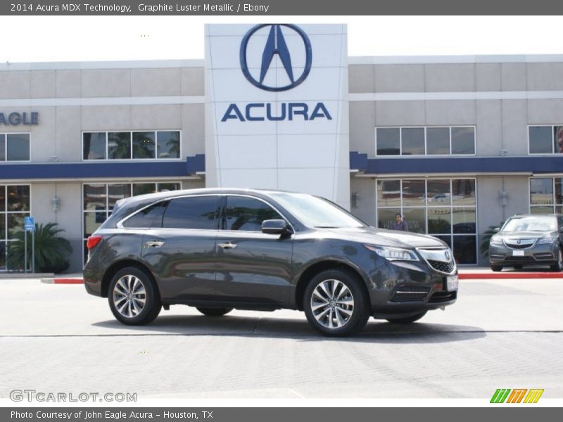 Graphite Luster Metallic / Ebony 2014 Acura MDX Technology