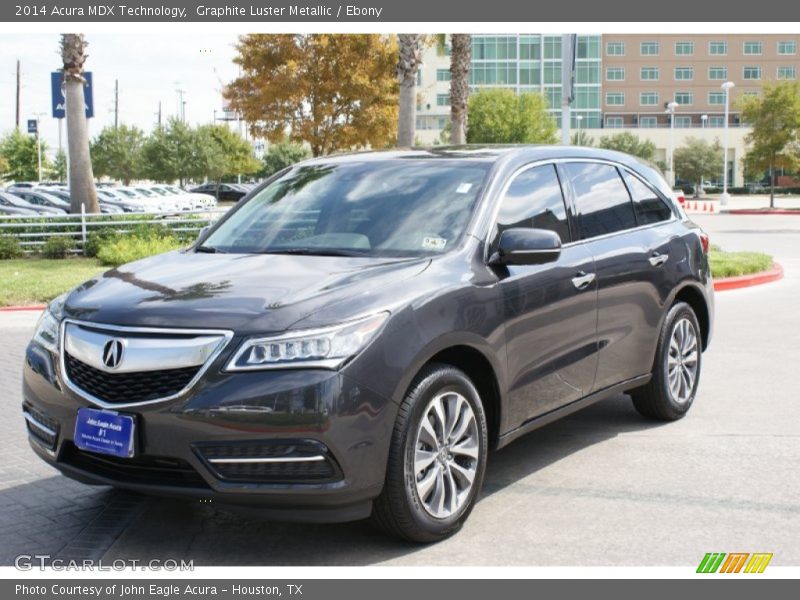 Graphite Luster Metallic / Ebony 2014 Acura MDX Technology