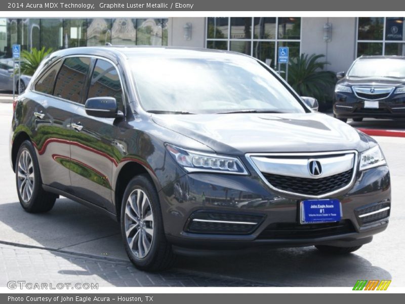 Graphite Luster Metallic / Ebony 2014 Acura MDX Technology