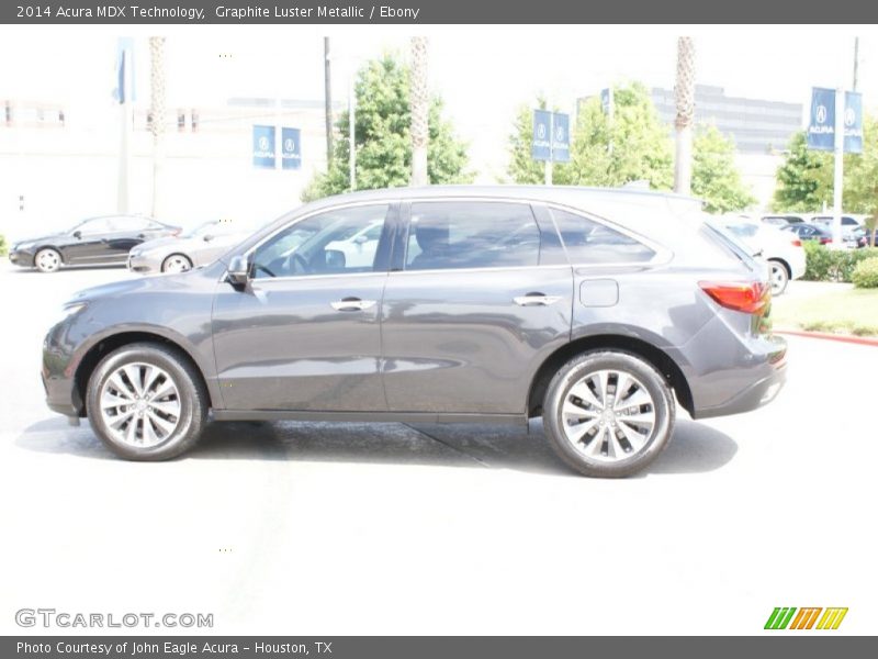 Graphite Luster Metallic / Ebony 2014 Acura MDX Technology