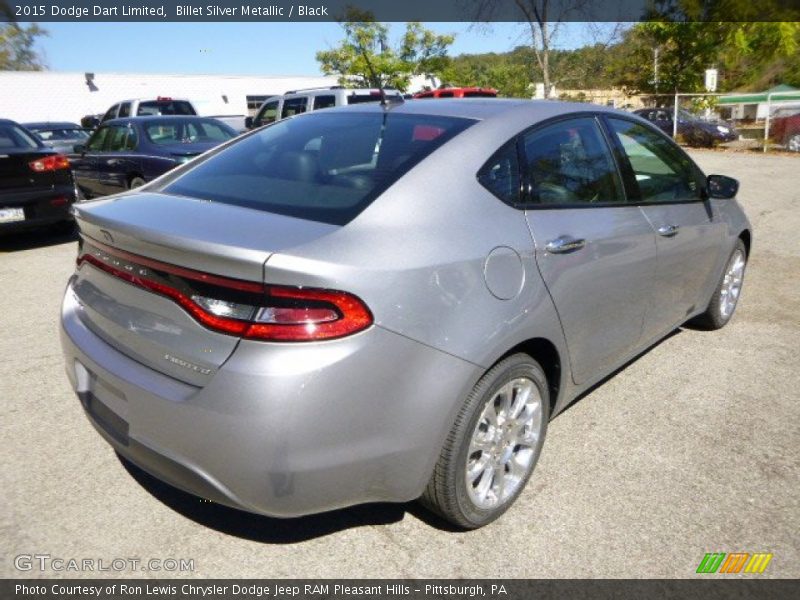 Billet Silver Metallic / Black 2015 Dodge Dart Limited