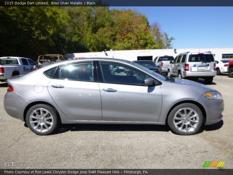 Billet Silver Metallic / Black 2015 Dodge Dart Limited