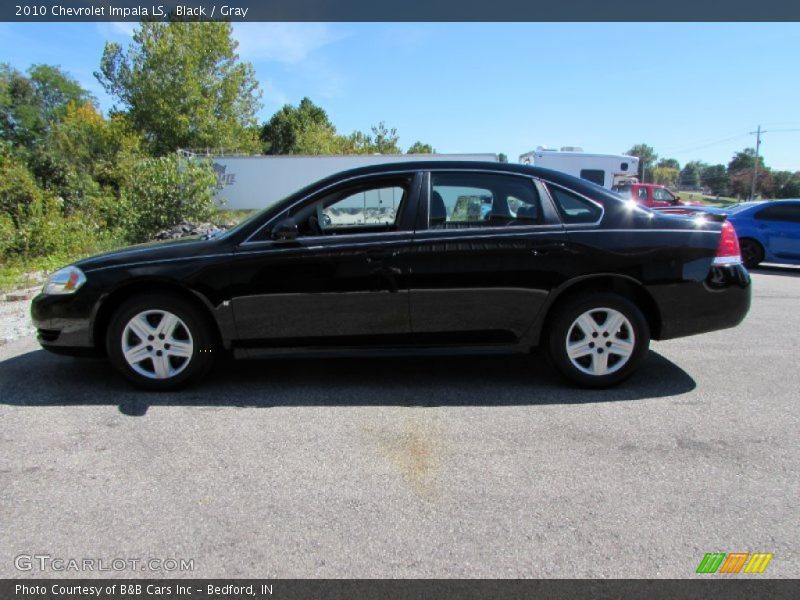 Black / Gray 2010 Chevrolet Impala LS