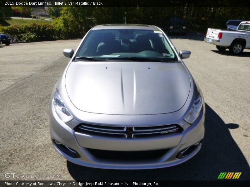Billet Silver Metallic / Black 2015 Dodge Dart Limited