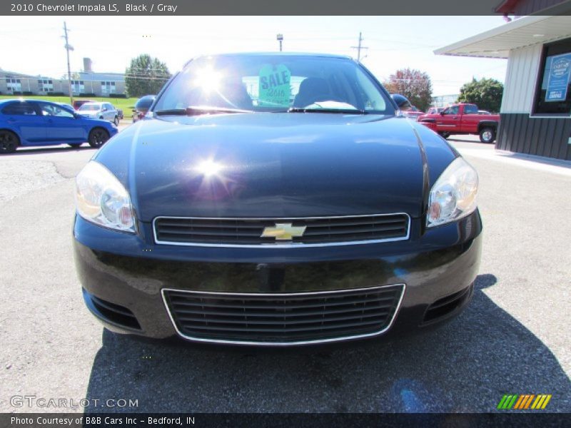 Black / Gray 2010 Chevrolet Impala LS