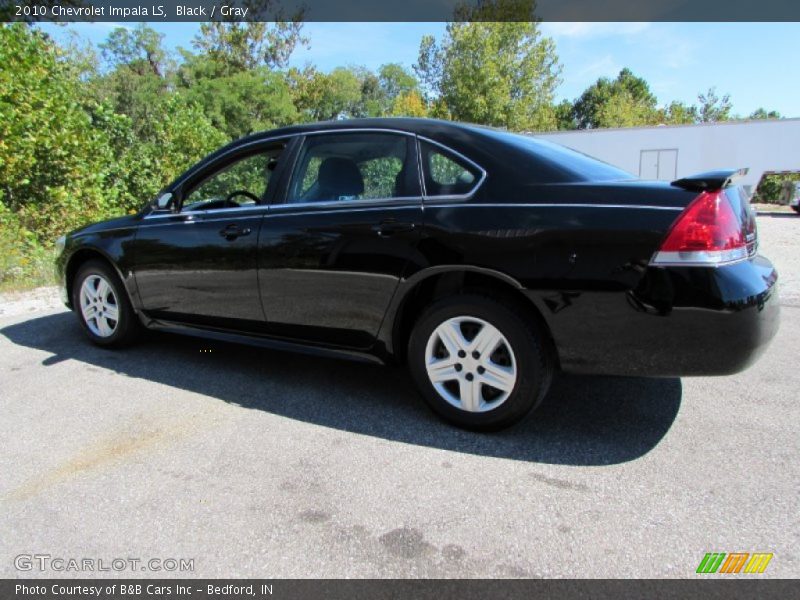 Black / Gray 2010 Chevrolet Impala LS