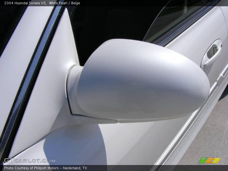 White Pearl / Beige 2004 Hyundai Sonata V6