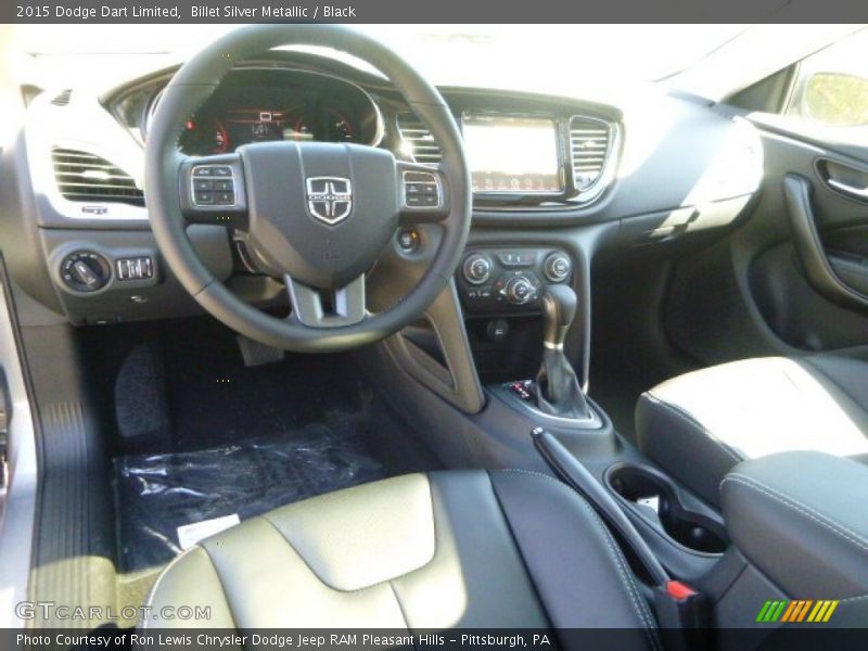 Billet Silver Metallic / Black 2015 Dodge Dart Limited