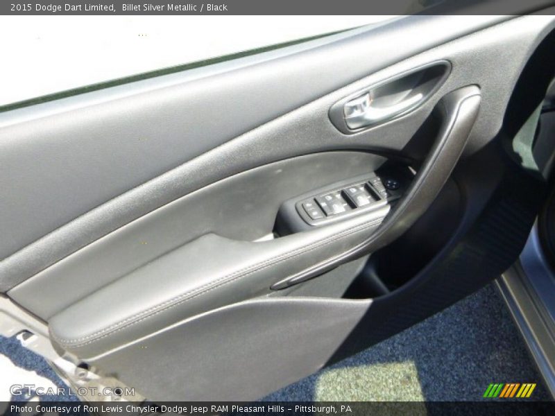 Billet Silver Metallic / Black 2015 Dodge Dart Limited