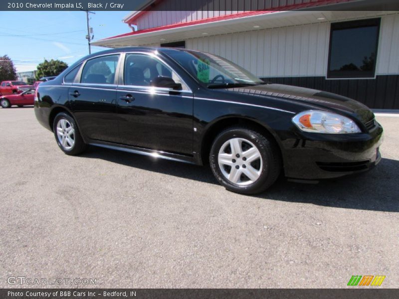 Black / Gray 2010 Chevrolet Impala LS