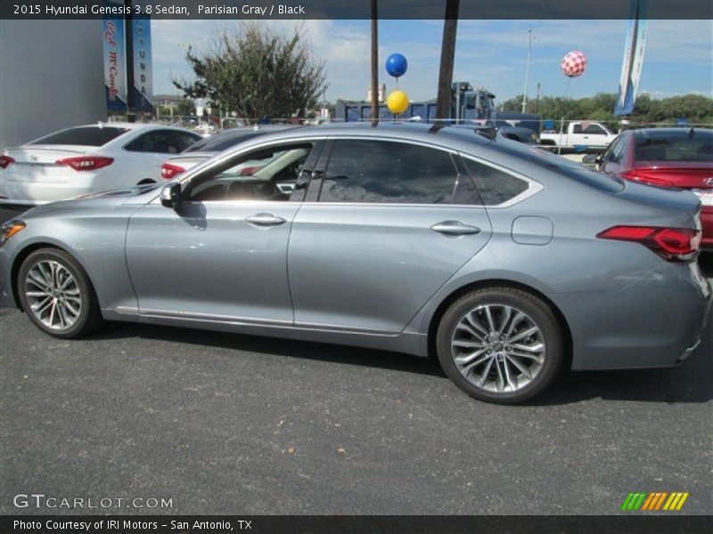 Parisian Gray / Black 2015 Hyundai Genesis 3.8 Sedan