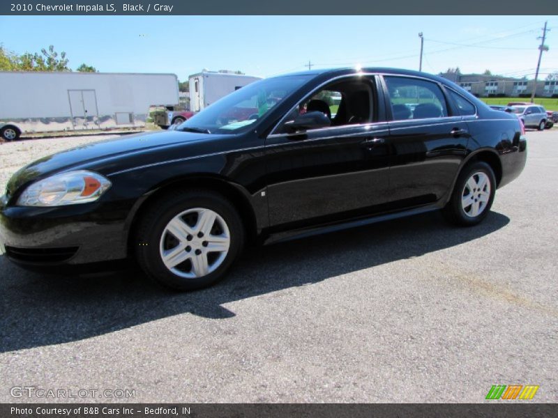 Black / Gray 2010 Chevrolet Impala LS