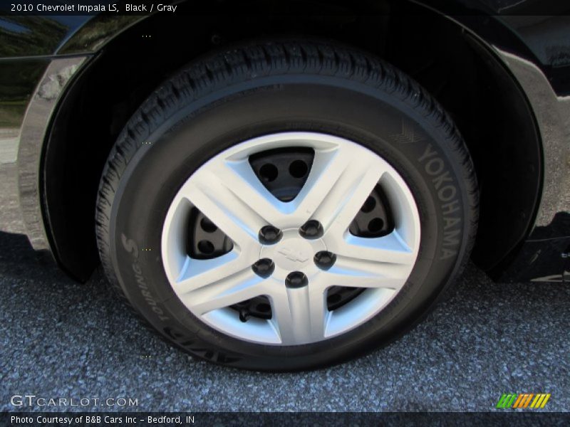 Black / Gray 2010 Chevrolet Impala LS