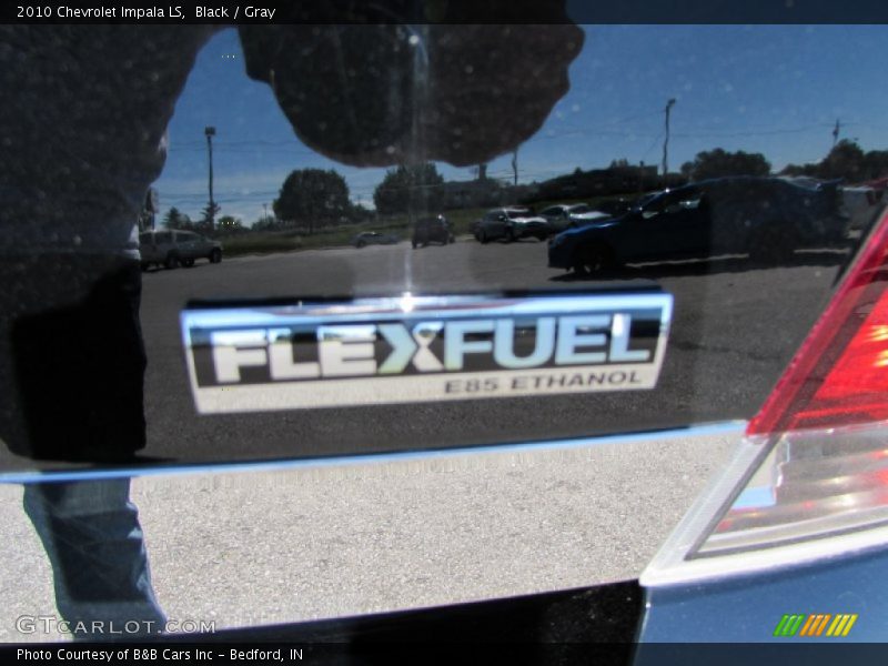 Black / Gray 2010 Chevrolet Impala LS