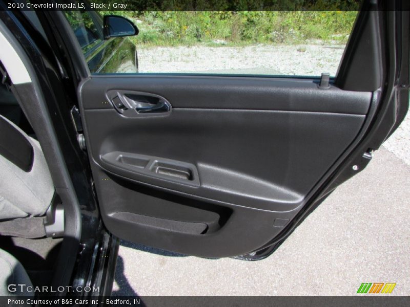 Black / Gray 2010 Chevrolet Impala LS