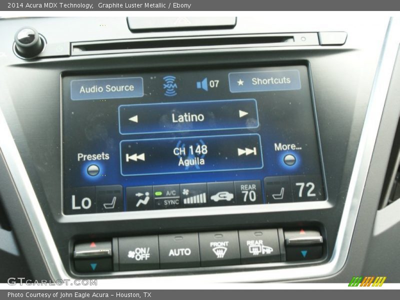 Graphite Luster Metallic / Ebony 2014 Acura MDX Technology