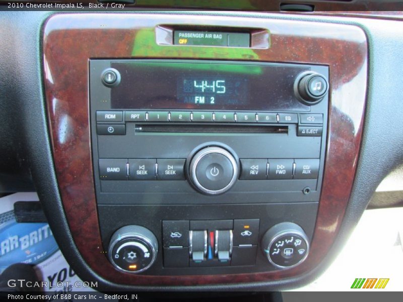 Black / Gray 2010 Chevrolet Impala LS