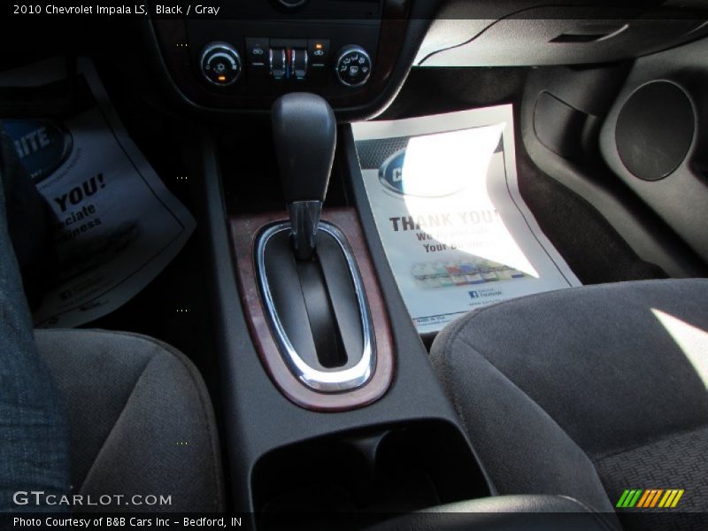 Black / Gray 2010 Chevrolet Impala LS