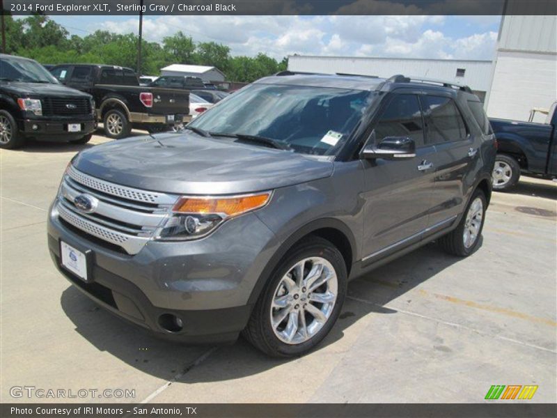 Sterling Gray / Charcoal Black 2014 Ford Explorer XLT