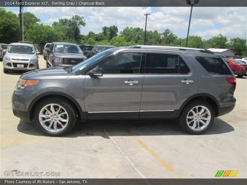 Sterling Gray / Charcoal Black 2014 Ford Explorer XLT