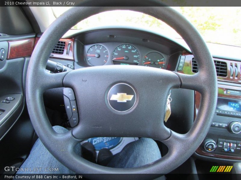 Black / Gray 2010 Chevrolet Impala LS
