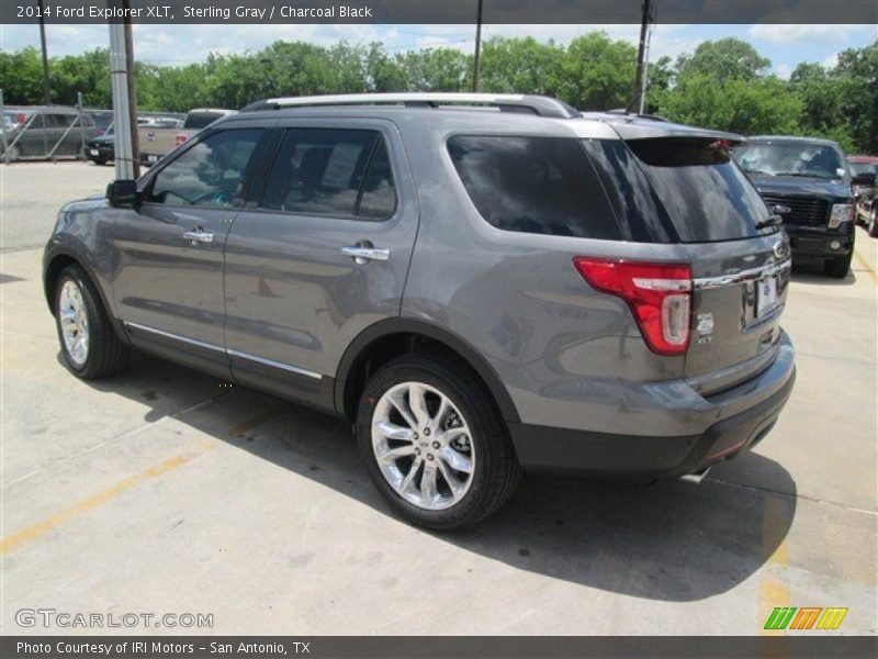 Sterling Gray / Charcoal Black 2014 Ford Explorer XLT