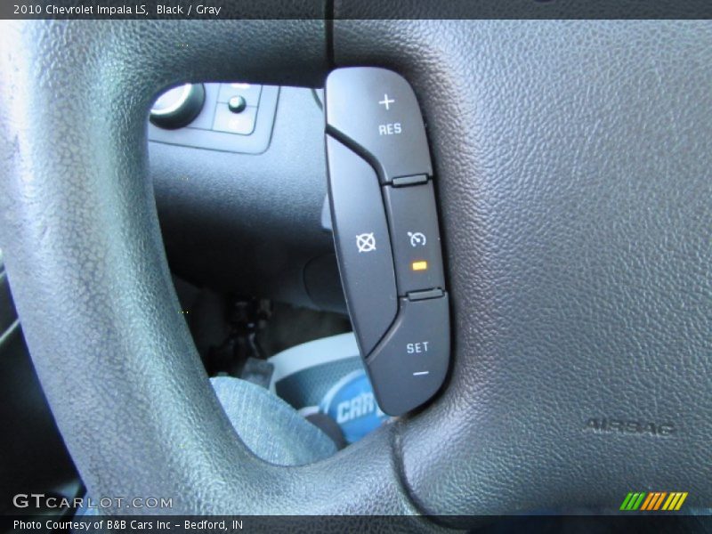 Black / Gray 2010 Chevrolet Impala LS
